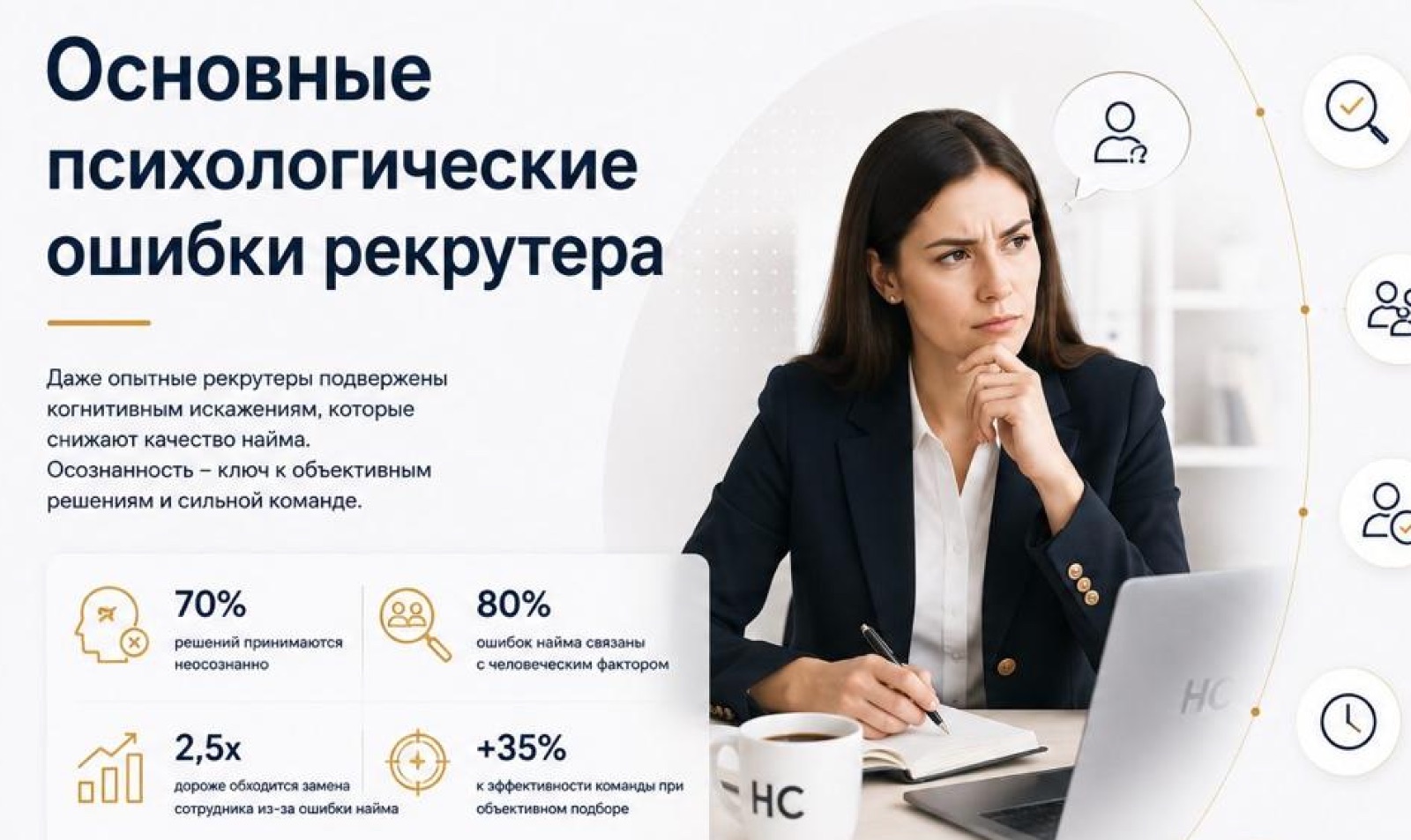 Основные психологические ошибки рекрутера