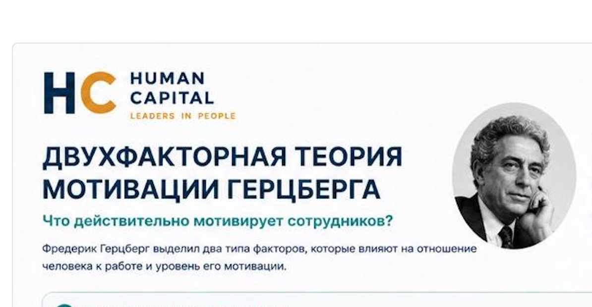 Двухфакторная теория мотивации Герцберга